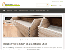 Tablet Screenshot of brandhuber-shop.de